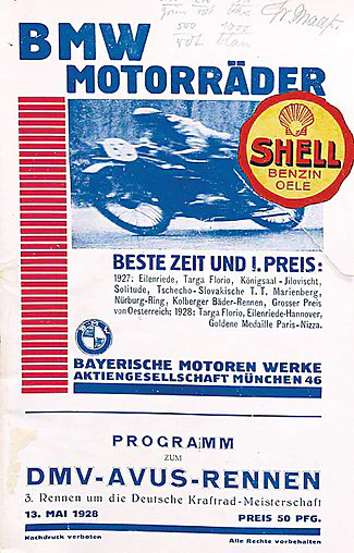 1928-05-13 | AVUS | AVUS-Rennplakate | avus event artwork | avus programme cover | avus poster | carsten riede