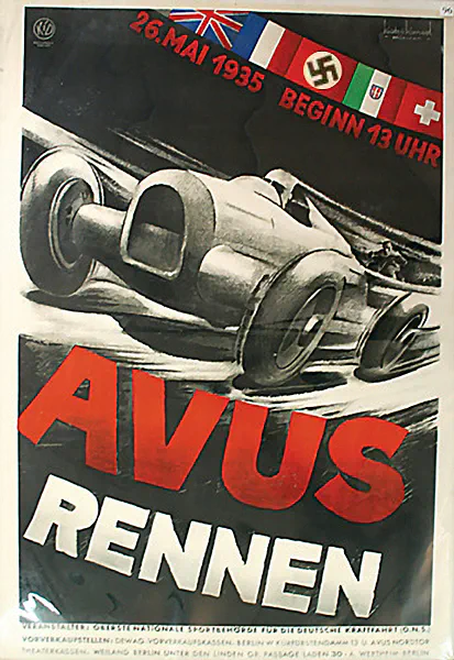 1935-05-26 | AVUS | AVUS-Rennplakate | avus event artwork | avus programme cover | avus poster | carsten riede