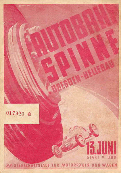 1954-06-13 | Dresden | DDR-Rennplakate | gdr event artwork | gdr programme cover | gdr poster | carsten riede