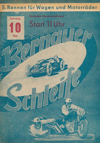 1959-05-10 | Bernau | DDR-Rennplakate | gdr event artwork | gdr programme cover | gdr poster | carsten riede