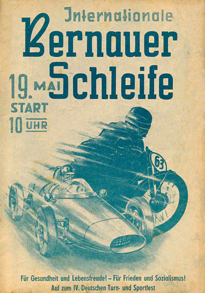 1963-05-19 | Bernau | DDR-Rennplakate | gdr event artwork | gdr programme cover | gdr poster | carsten riede