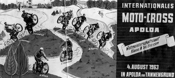 1963-08-04 | Apolda | DDR-Rennplakate | gdr event artwork | gdr programme cover | gdr poster | carsten riede