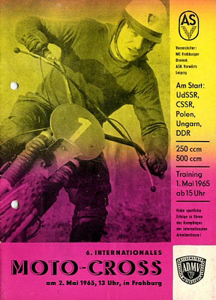 1965-05-02 | Frohburg | DDR-Rennplakate | gdr event artwork | gdr programme cover | gdr poster | carsten riede