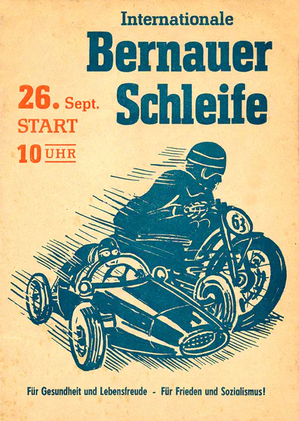 1965-09-26 | Bernau | DDR-Rennplakate | gdr event artwork | gdr programme cover | gdr poster | carsten riede