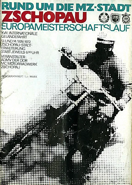 1971-05-13 | Zschopau | DDR-Rennplakate | gdr event artwork | gdr programme cover | gdr poster | carsten riede