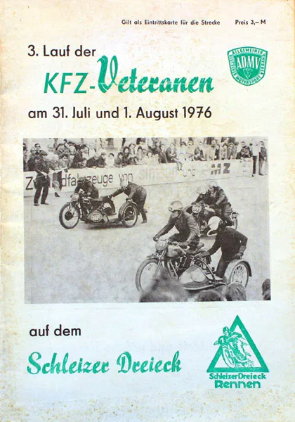 1976-07-31 | Schleiz | DDR-Rennplakate | gdr event artwork | gdr programme cover | gdr poster | carsten riede