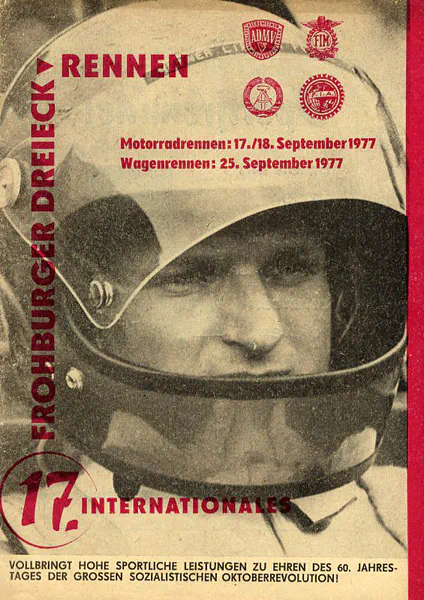 1977-09-25 | Frohburg | DDR-Rennplakate | gdr event artwork | gdr programme cover | gdr poster | carsten riede