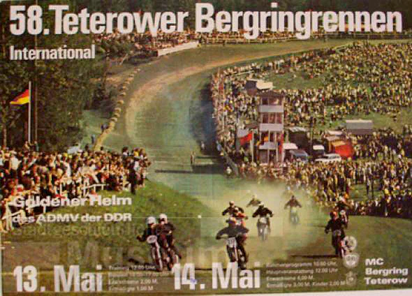 1978-05-13 | Teterow | DDR-Rennplakate | gdr event artwork | gdr programme cover | gdr poster | carsten riede