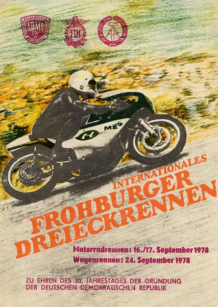 1978-09-24 | Frohburg | DDR-Rennplakate | gdr event artwork | gdr programme cover | gdr poster | carsten riede