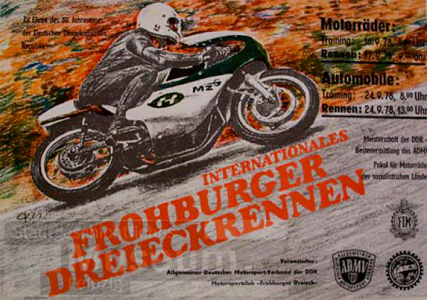 1978-09-24 | Frohburg | DDR-Rennplakate | gdr event artwork | gdr programme cover | gdr poster | carsten riede
