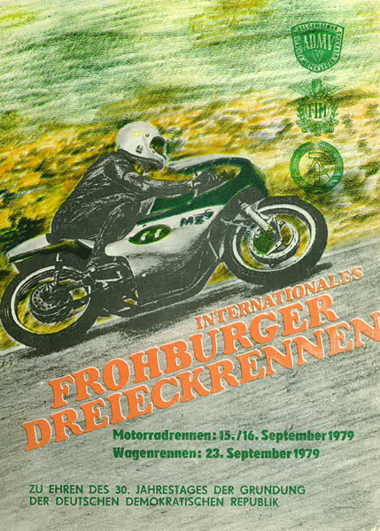 1979-09-23 | Frohburg | DDR-Rennplakate | gdr event artwork | gdr programme cover | gdr poster | carsten riede