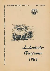 1962-07-29 | Lückendorf | DDR-Rennplakate | gdr event artwork | gdr programme cover | gdr poster | carsten riede