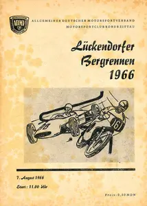 1966-08-07 | Lückendorf | DDR-Rennplakate | gdr event artwork | gdr programme cover | gdr poster | carsten riede