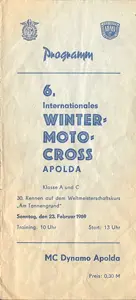 1969-02-23 | Apolda | DDR-Rennplakate | gdr event artwork | gdr programme cover | gdr poster | carsten riede