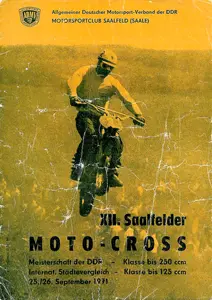 1971-09-26 | Saalfeld | DDR-Rennplakate | gdr event artwork | gdr programme cover | gdr poster | carsten riede