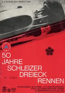 1973-08-05 | Schleiz | DDR-Rennplakate | gdr event artwork | gdr programme cover | gdr poster | carsten riede