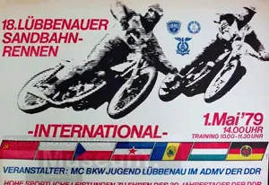 1979-05-01 | Lübbenau | DDR-Rennplakate | gdr event artwork | gdr programme cover | gdr poster | carsten riede