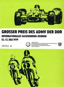 1979-07-15 | Sachsenring | DDR-Rennplakate | gdr event artwork | gdr programme cover | gdr poster | carsten riede