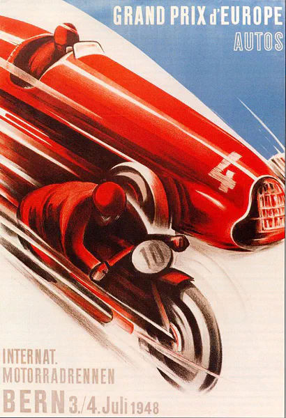 1948-07-04 | Grosser Preis der Schweiz | Bern | Formula 1 Event Artworks | formula 1 event artwork | formula 1 programme cover | formula 1 poster | carsten riede