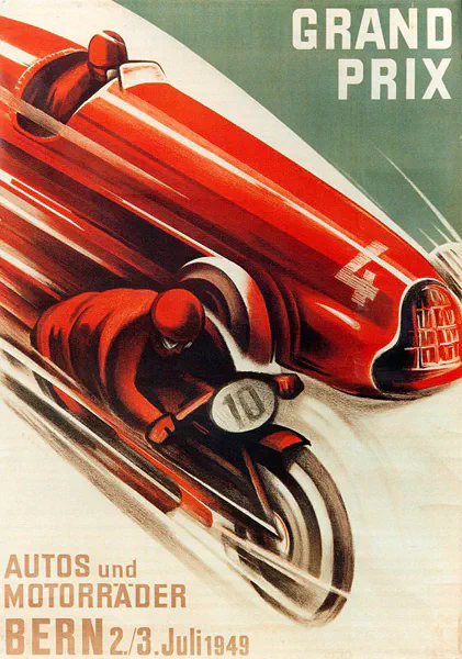 1949-07-03 | Grosser Preis der Schweiz | Bern | Formula 1 Event Artworks | formula 1 event artwork | formula 1 programme cover | formula 1 poster | carsten riede