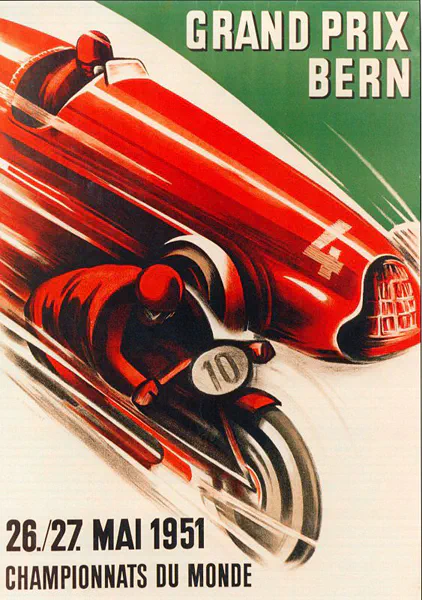 1951-05-27 | Grosser Preis der Schweiz | Bern | Formula 1 Event Artworks | formula 1 event artwork | formula 1 programme cover | formula 1 poster | carsten riede