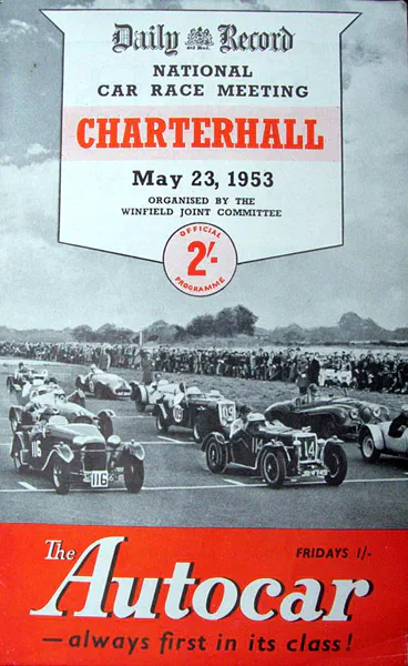 1953-05-23 | Winfield J.C. Formula 2 Race | Charterhall | Formula 1 Event Artworks | formula 1 event artwork | formula 1 programme cover | formula 1 poster | carsten riede