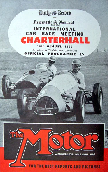 1953-08-15 | Newcastle Journal Trophy | Charterhall | Formula 1 Event Artworks | formula 1 event artwork | formula 1 programme cover | formula 1 poster | carsten riede