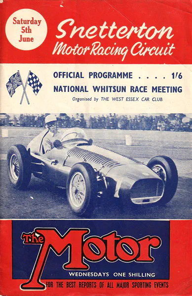 1954-06-05 | Curtis Trophy | Snetterton | Formula 1 Event Artworks | formula 1 event artwork | formula 1 programme cover | formula 1 poster | carsten riede