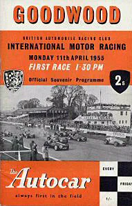 1955-04-11 | Glover Trophy | Goodwood | Formula 1 Event Artworks | formula 1 event artwork | formula 1 programme cover | formula 1 poster | carsten riede