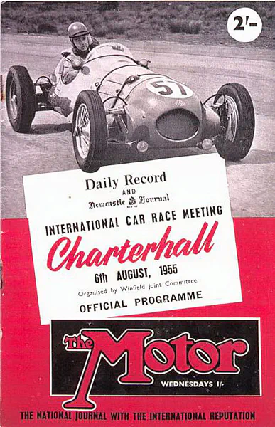 1955-08-06 | Daily Record Trophy | Charterhall | Formula 1 Event Artworks | formula 1 event artwork | formula 1 programme cover | formula 1 poster | carsten riede