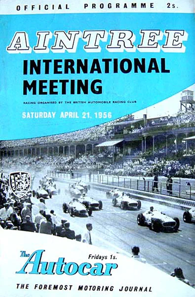 1956-04-21 | B.A.R.C. '200' | Aintree | Formula 1 Event Artworks | formula 1 event artwork | formula 1 programme cover | formula 1 poster | carsten riede
