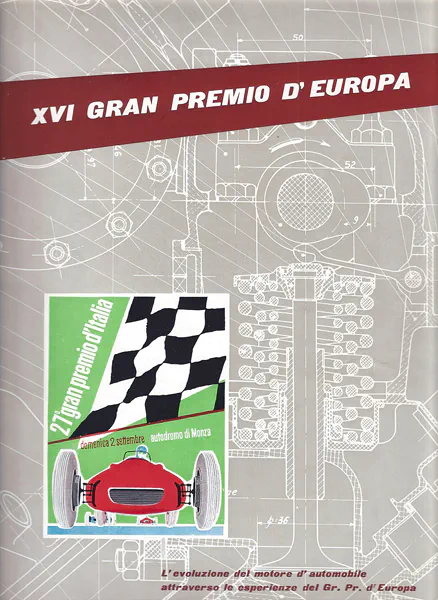1956-09-02 | Gran Premio D`Italia | Monza | Formula 1 Event Artworks | formula 1 event artwork | formula 1 programme cover | formula 1 poster | carsten riede