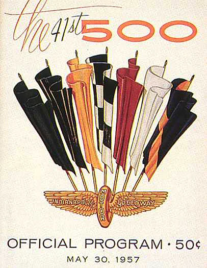 1957-05-30 | Indianapolis 500 | Indianapolis | Formula 1 Event Artworks | formula 1 event artwork | formula 1 programme cover | formula 1 poster | carsten riede