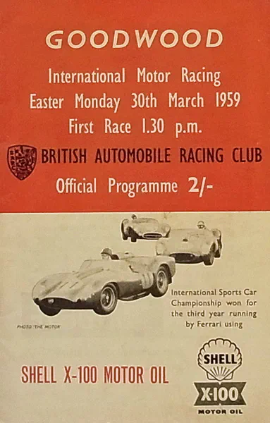 1959-03-30 | Glover Trophy | Goodwood | Formula 1 Event Artworks | formula 1 event artwork | formula 1 programme cover | formula 1 poster | carsten riede
