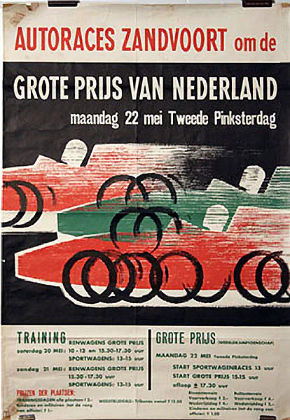 1961-05-22 | Grote Prijs Van Nederland | Zandvoort | Formula 1 Event Artworks | formula 1 event artwork | formula 1 programme cover | formula 1 poster | carsten riede