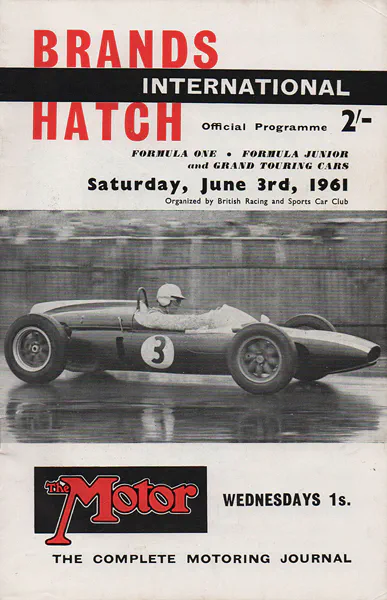 1961-06-03 | Silver City Trophy | Brands Hatch | Formula 1 Event Artworks | formula 1 event artwork | formula 1 programme cover | formula 1 poster | carsten riede