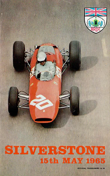 1965-05-15 | International Trophy | Silverstone | Formula 1 Event Artworks | formula 1 event artwork | formula 1 programme cover | formula 1 poster | carsten riede