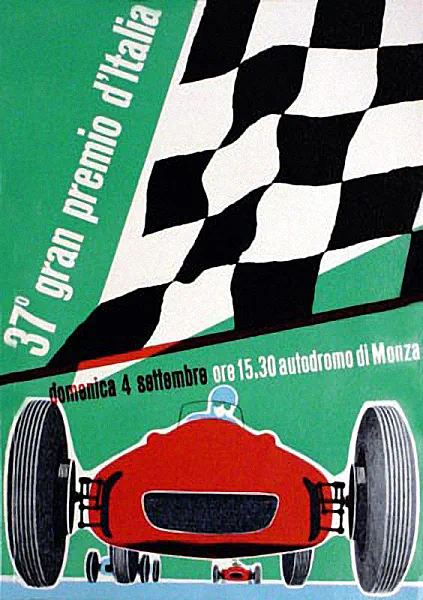 1966-09-04 | Gran Premio D`Italia | Monza | Formula 1 Event Artworks | formula 1 event artwork | formula 1 programme cover | formula 1 poster | carsten riede