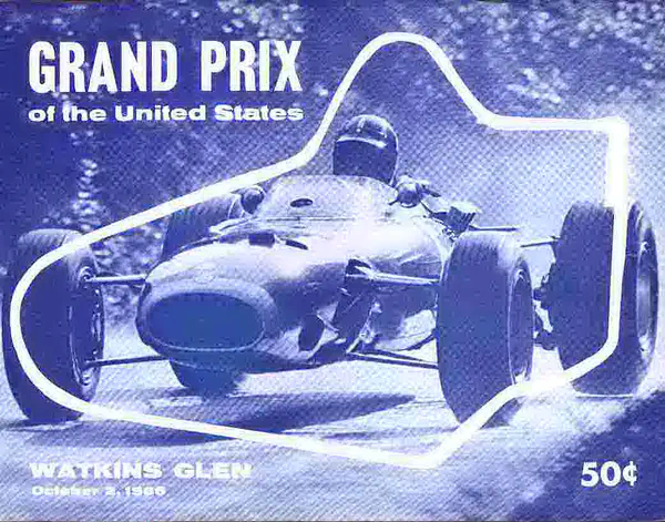 1966-10-02 | United States Grand Prix | Watkins Glen | Formula 1 Event Artworks | formula 1 event artwork | formula 1 programme cover | formula 1 poster | carsten riede