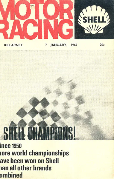 1967-01-07 | Cape South Easter Trophy | Killarney | Formula 1 Event Artworks | formula 1 event artwork | formula 1 programme cover | formula 1 poster | carsten riede