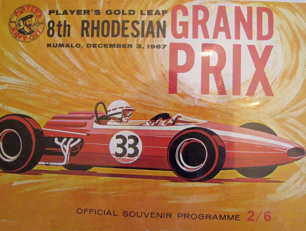 1967-12-03 | Rhodesian Grand Prix | Kumalo | Formula 1 Event Artworks | formula 1 event artwork | formula 1 programme cover | formula 1 poster | carsten riede