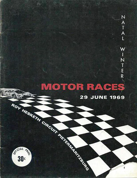 1969-06-29 | Natal Winter Trophy | Pietermaritzburg | Formula 1 Event Artworks | formula 1 event artwork | formula 1 programme cover | formula 1 poster | carsten riede