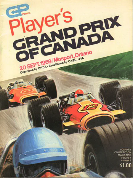 1969-09-20 | Canadian Grand Prix | Mosport | Formula 1 Event Artworks | formula 1 event artwork | formula 1 programme cover | formula 1 poster | carsten riede