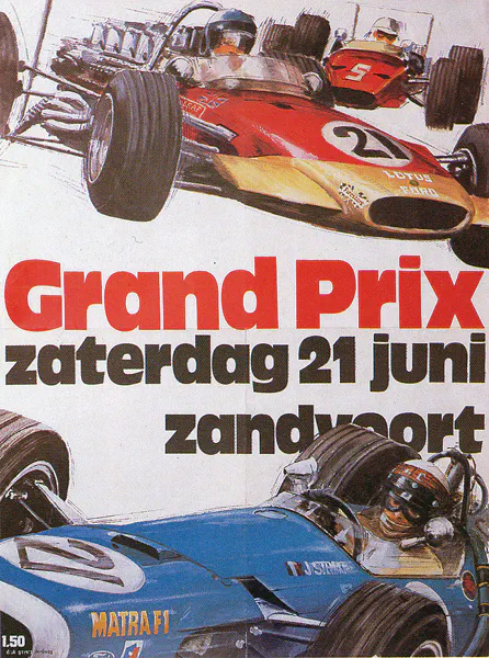 1970-06-21 | Grote Prijs Van Nederland | Zandvoort | Formula 1 Event Artworks | formula 1 event artwork | formula 1 programme cover | formula 1 poster | carsten riede