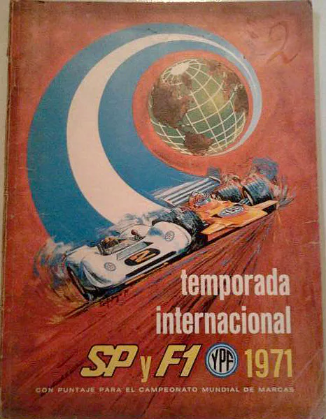 1971-01-24 | Gran Premio De La Republica Argentina | Buenos Aires | Formula 1 Event Artworks | formula 1 event artwork | formula 1 programme cover | formula 1 poster | carsten riede