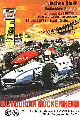 1971-06-13 | Rhein Pokalrennen | Hockenheim | Formula 1 Event Artworks | formula 1 event artwork | formula 1 programme cover | formula 1 poster | carsten riede