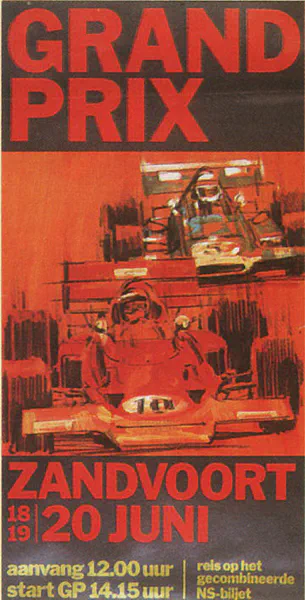 1971-06-20 | Grote Prijs Van Nederland | Zandvoort | Formula 1 Event Artworks | formula 1 event artwork | formula 1 programme cover | formula 1 poster | carsten riede