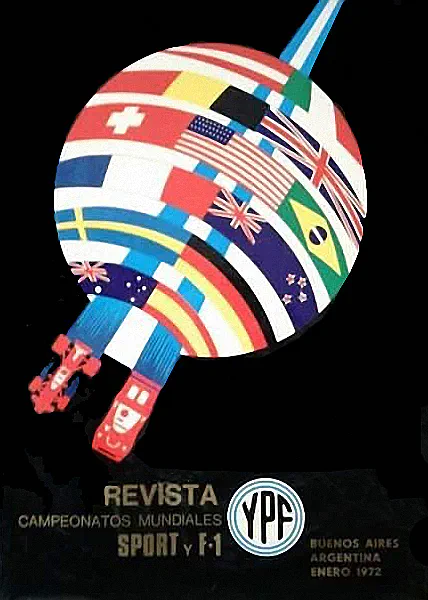 1972-01-23 | Gran Premio De La Republica Argentina | Buenos Aires | Formula 1 Event Artworks | formula 1 event artwork | formula 1 programme cover | formula 1 poster | carsten riede