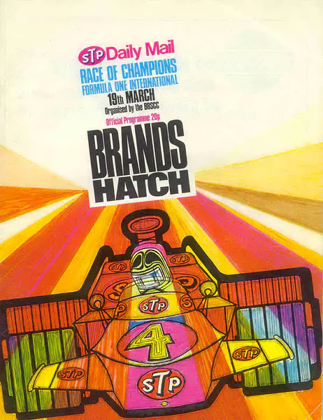 1972-03-19 | Race Of Champions | Brands Hatch | Formula 1 Event Artworks | formula 1 event artwork | formula 1 programme cover | formula 1 poster | carsten riede