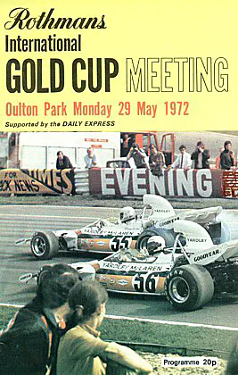 1972-05-29 | International Gold Cup | Oulton Park | Formula 1 Event Artworks | formula 1 event artwork | formula 1 programme cover | formula 1 poster | carsten riede